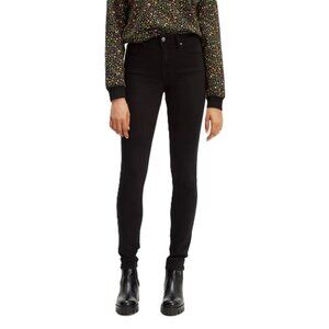 Levi's 721 High Rise & Skinny Fit Soft Denim Black Jeans -- Women's 25 x 30